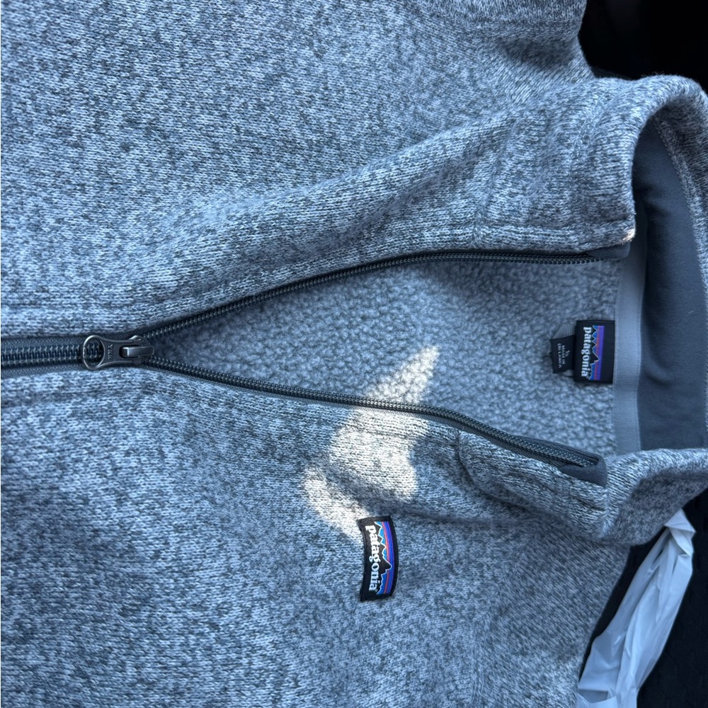 Patagonia Gray Fleece Zip Up Jacket